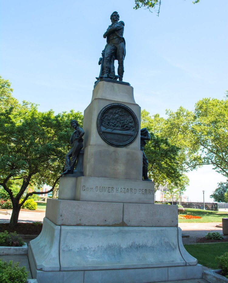 Standbeeld van Commodore Perry Cleveland TracesOfWar.nl