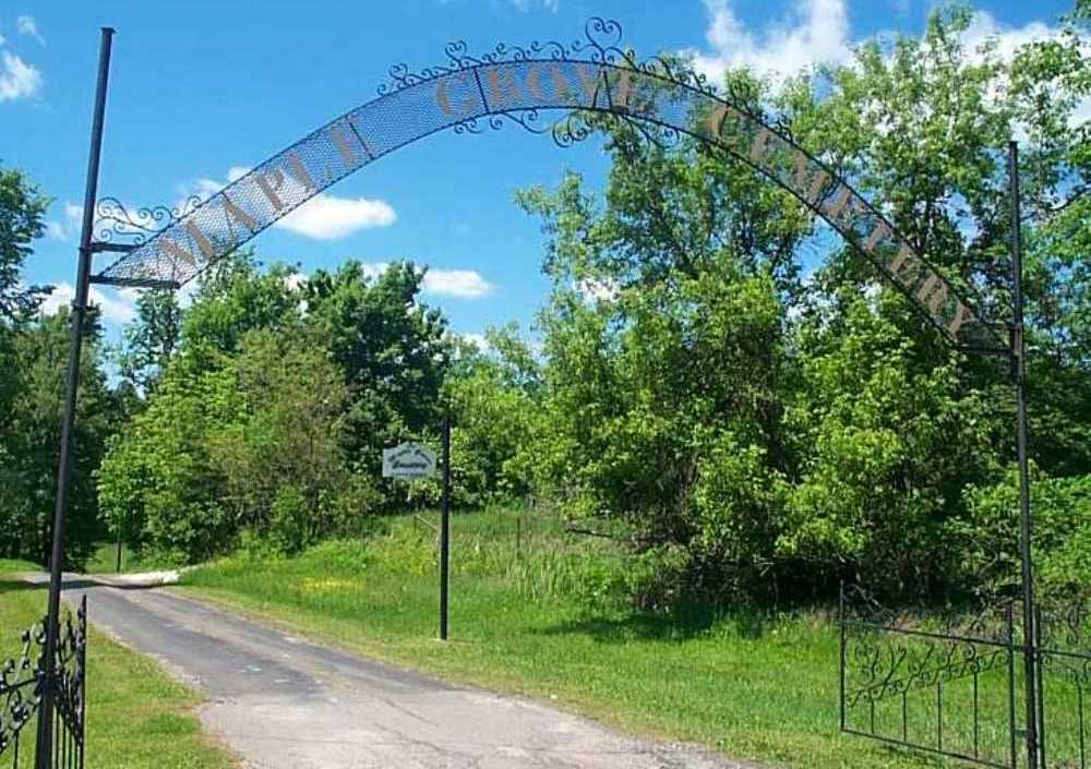 Where is American War Grave Maple Grove Cemetery Richville