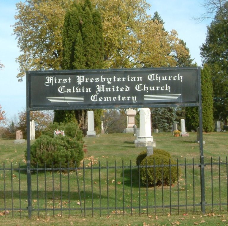 Canadian War Grave Calvin United Church Cemetery Pembroke