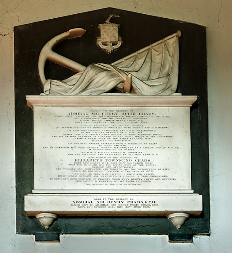 Memorial Admiral Sir Henry Ducie Chads Fareham