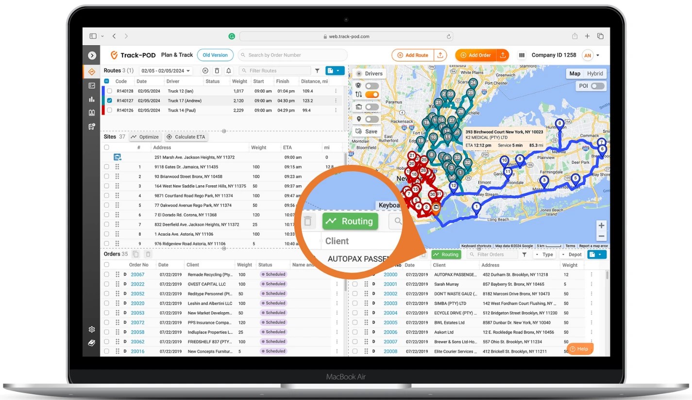Speedy Route Alternative Best Multi Stop Route Planner TrackPOD