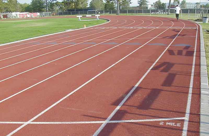 Diagram 4x100m Relay Track Markings alter playground