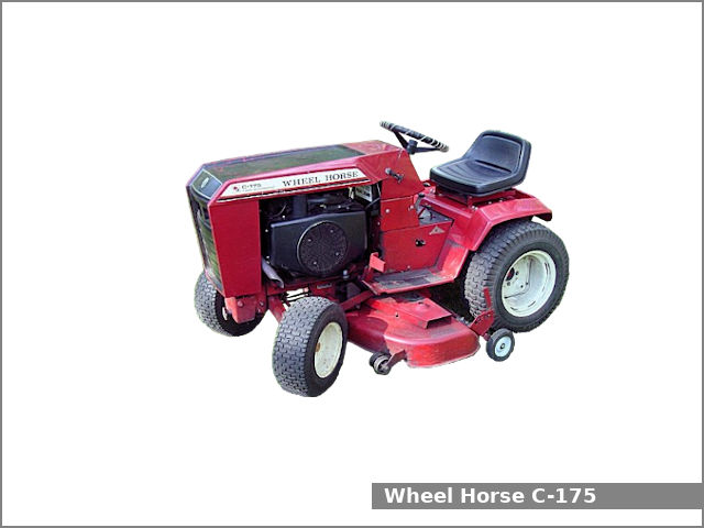 Wheel Horse C-175 garden tractor: review and specs - Tractor Specs