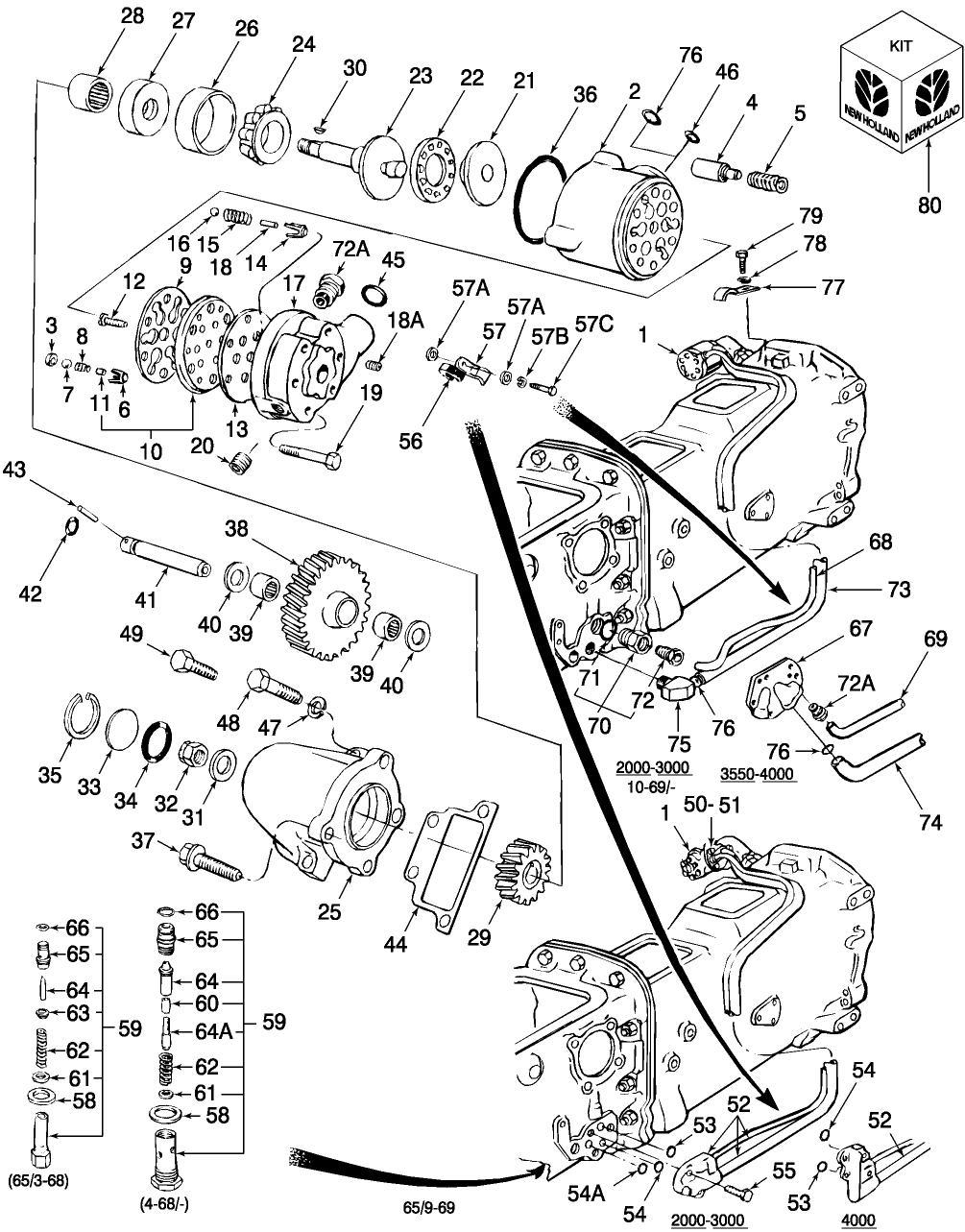 Ford 2000 Tractor Hydraulic Diagram