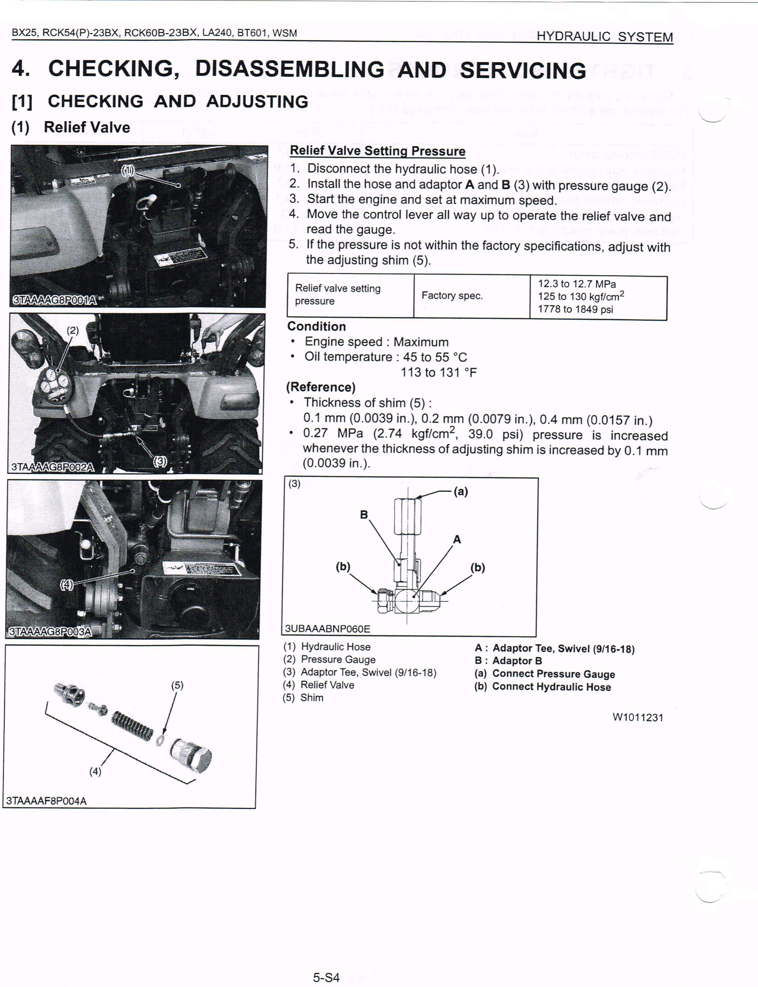 kubota hydraulic relief valve adjustment ingersollmezquita99