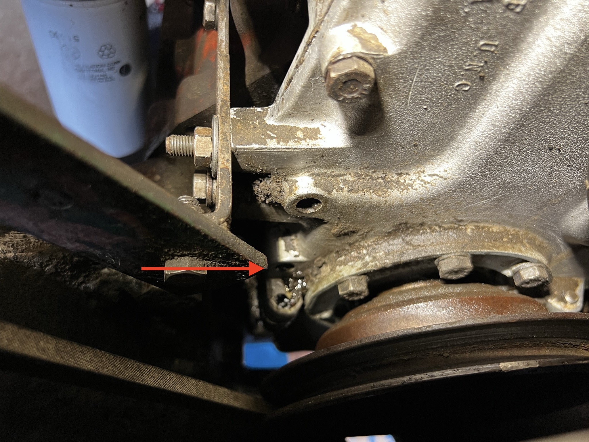 Massey Ferguson 65 Perkins AD4 203 Leaking from timing cover