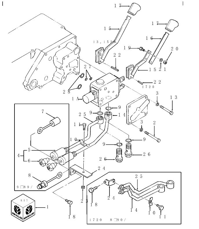Ford New Holland 1720 (and others) Rear Remote Valve - TractorByNet