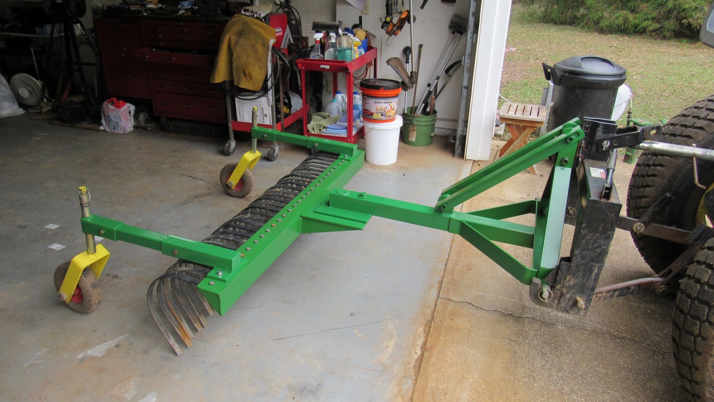 Landscape Rake / Box Blade Gauge Wheel