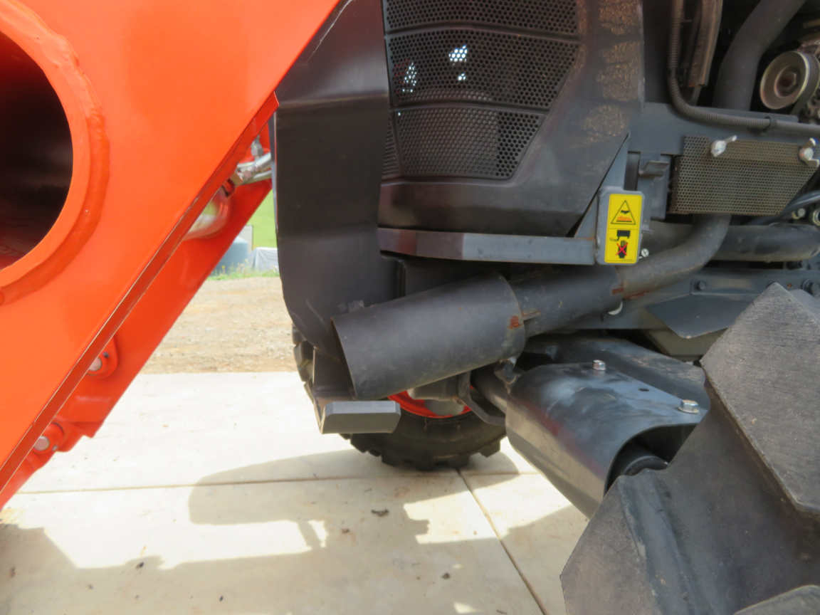Kubota M62 Muffler Tip Deflector