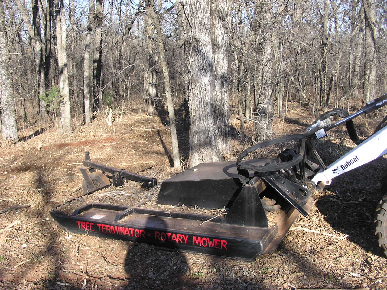 Brush hog conversion to hydraulic to run fro FEL