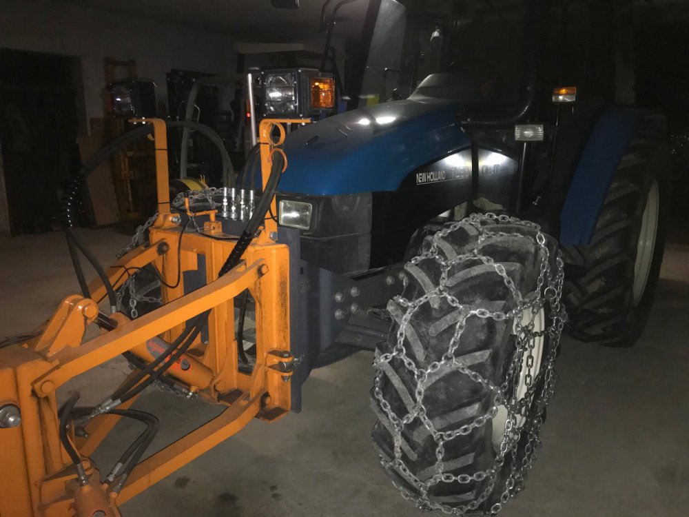 Sollevatore Anteriore Trattore Autocostruito Pallettizzatore Per