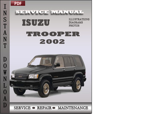 Info Car and Manual: Isuzu Trooper Service Manual