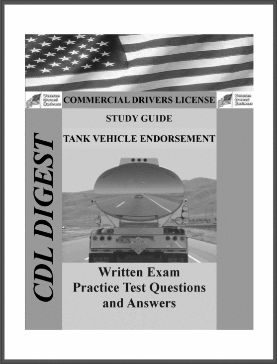 CDL Practice Test Study Guide Tank Vehicle Endorsement Tradebit