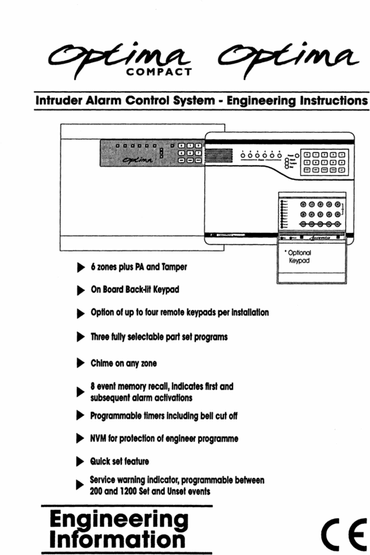 ADE Optima Compact Engineer Manual Tradebit