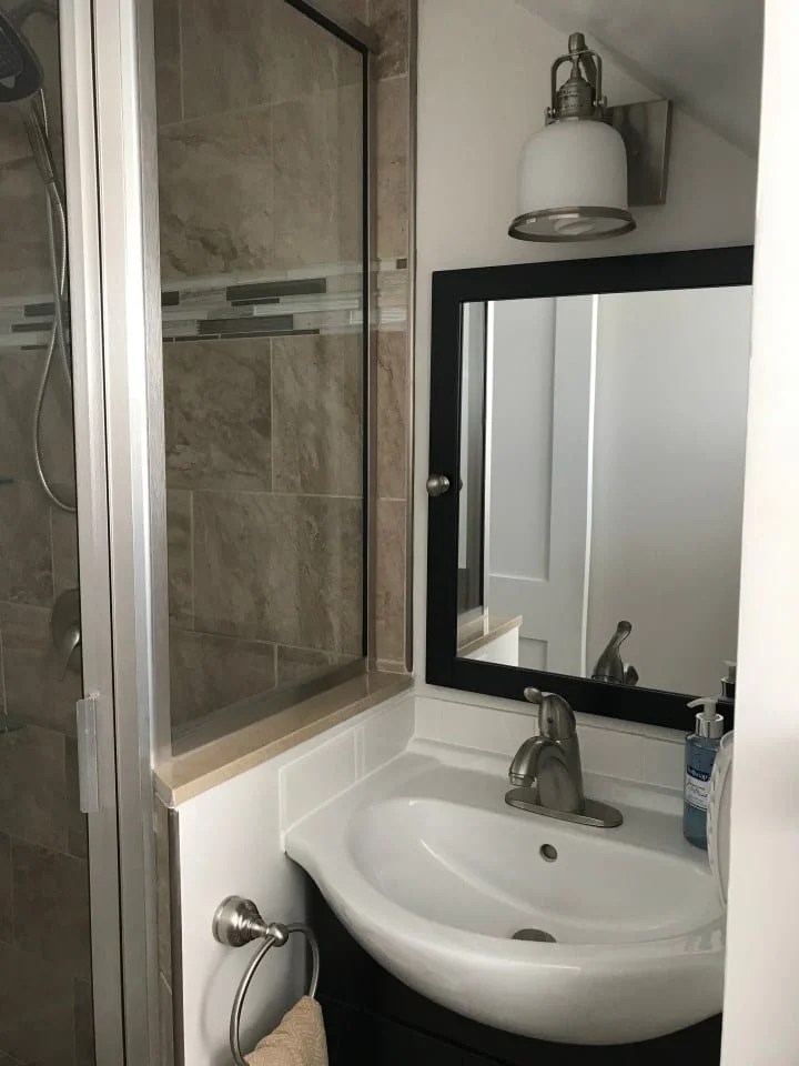 Small Master Bath Remodel Middle River MD Bathroom Remodeling