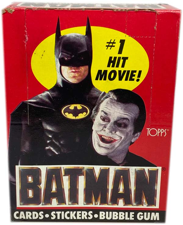 1989 Topps Batman Movie Checklist, Trading Cards Details, Box Info