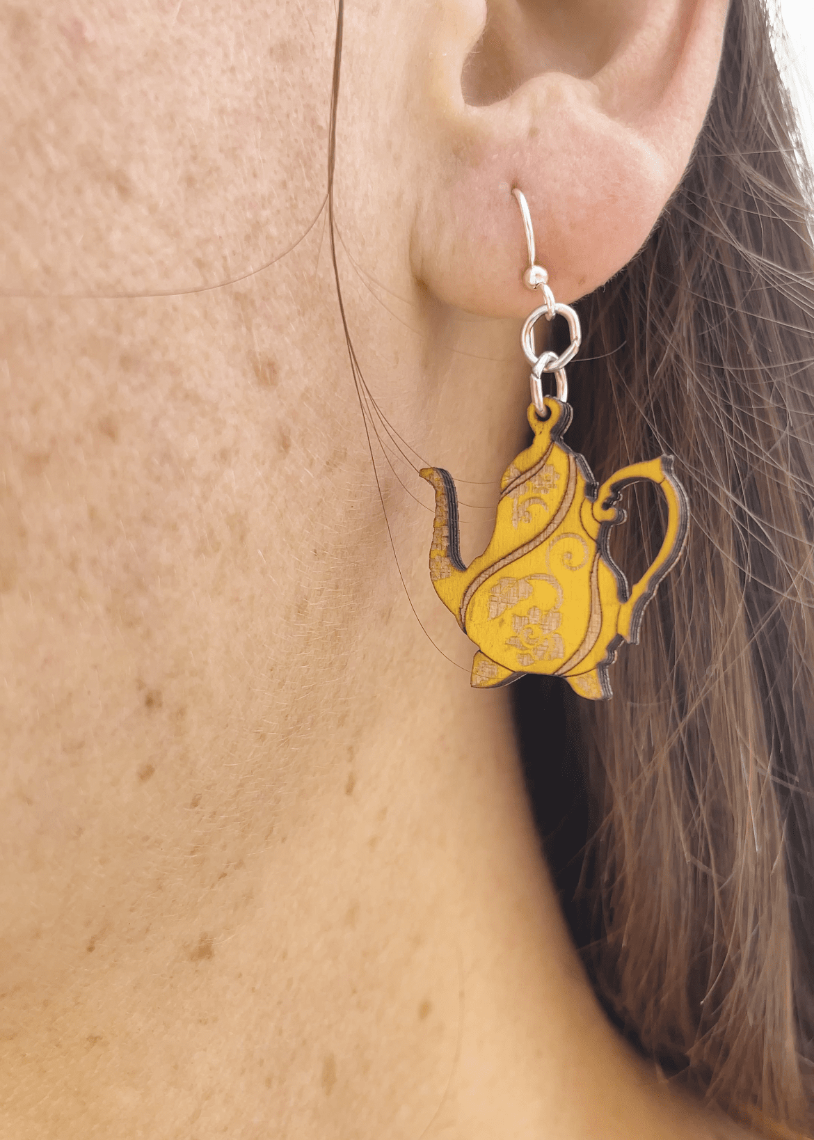 Teapot Earrings Trader Nicks Tea Co