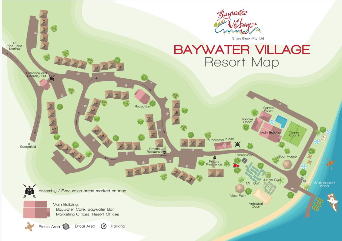 Baywater Village Resort Map GoMelo Baywater Village