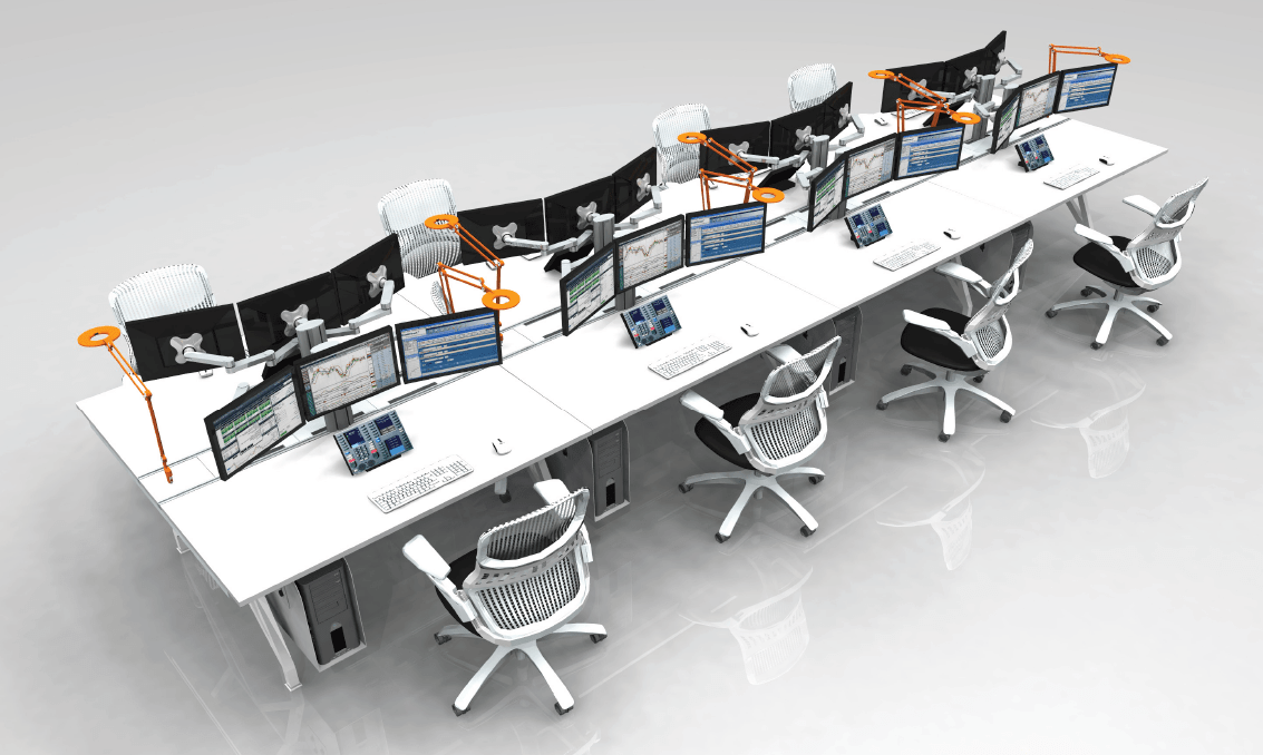 Wall Street Trading Desks