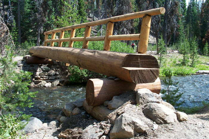 How To Build A Wooden Bridge Over A Creek Diy Projects