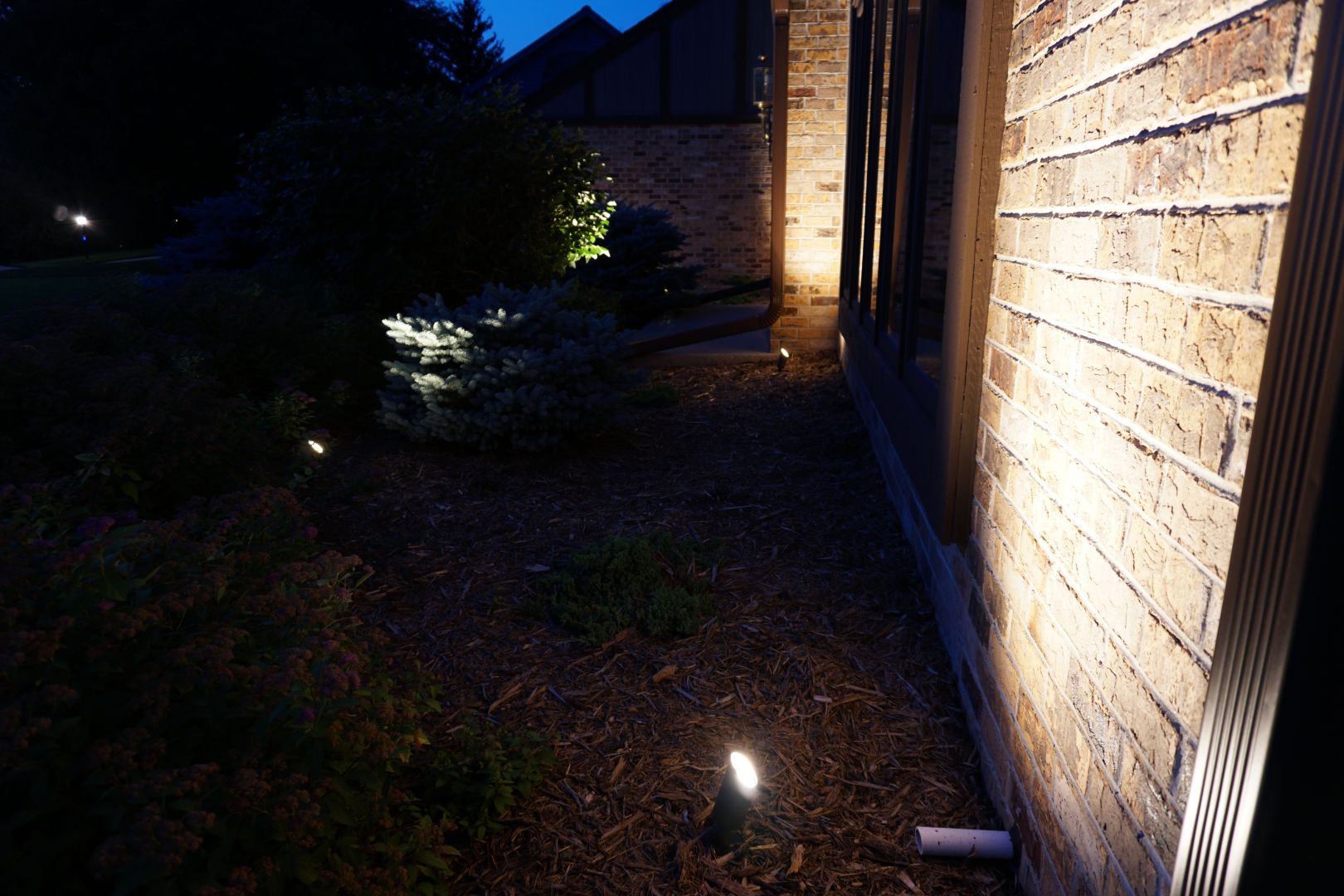 Rise and Shine Landscape Lighting Display Waukesha, WI