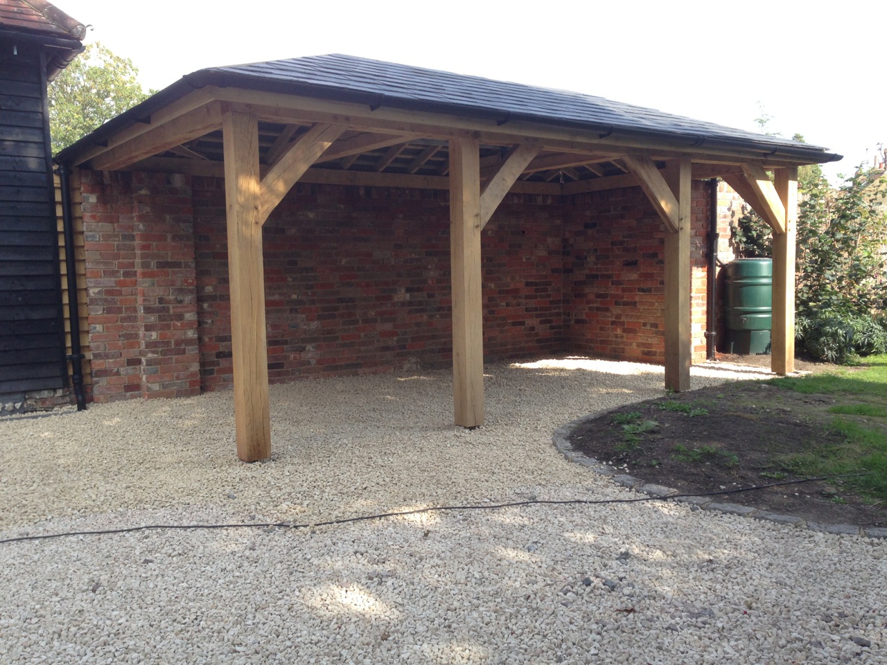 Oak Framed Carport Tradoak Case Study