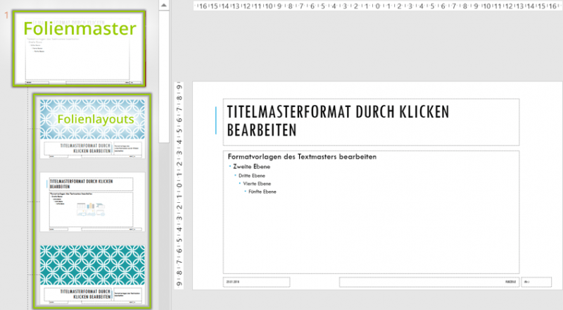 PowerPointFolienmaster mit Master umgehen einfach erklärt