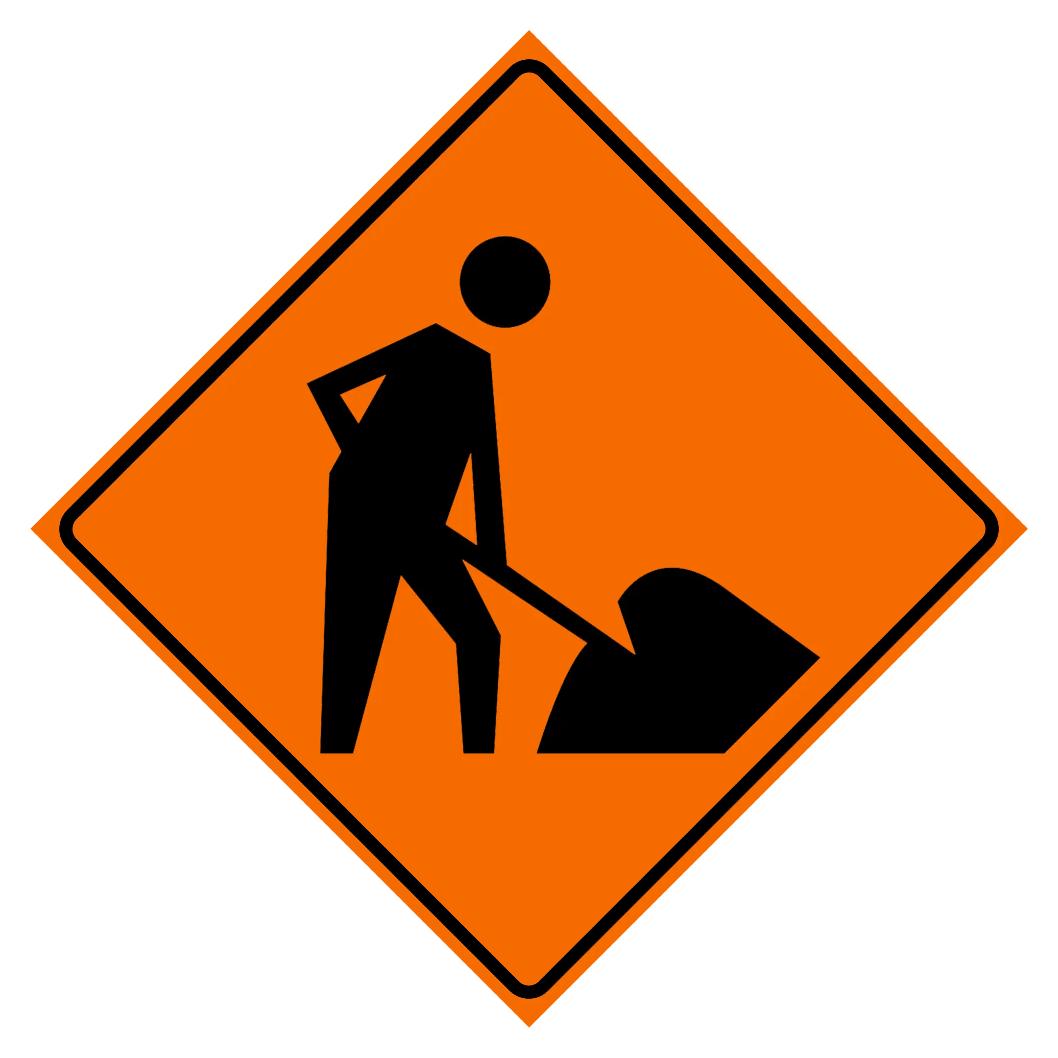 TC2 Road Work Sign Traffic Depot Signs & Safety