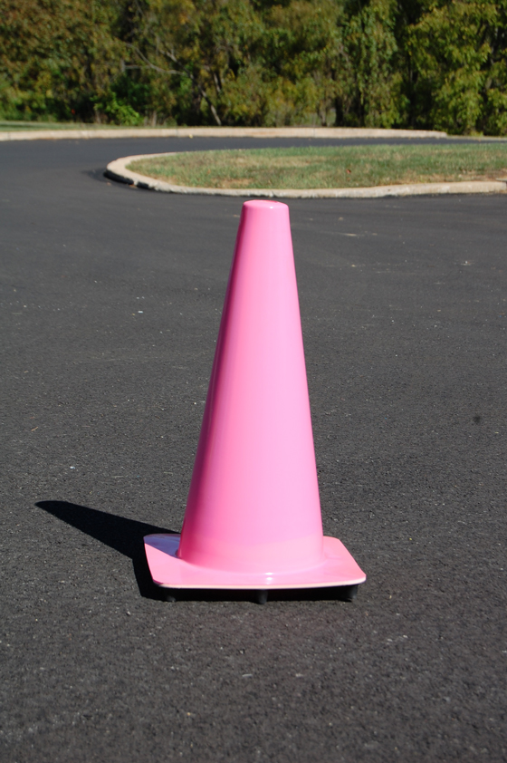 18" Pink Traffic Cones Traffic Safety Store