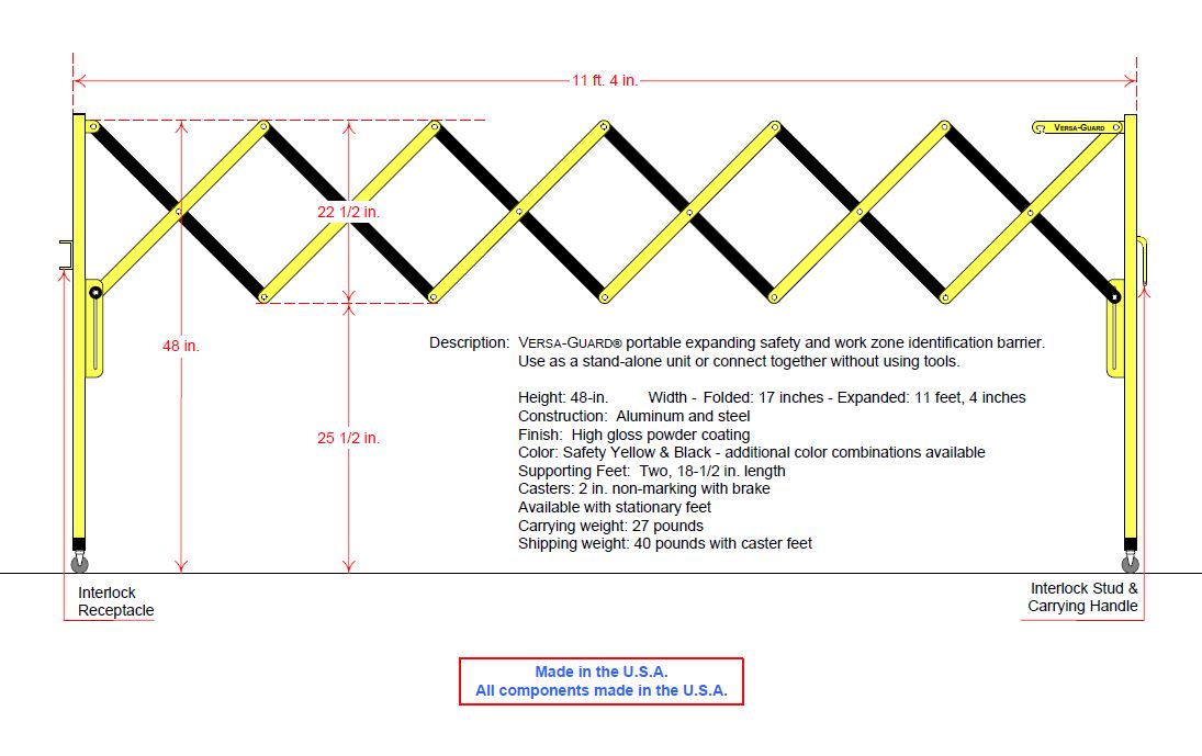 Extended Height Portable Safety