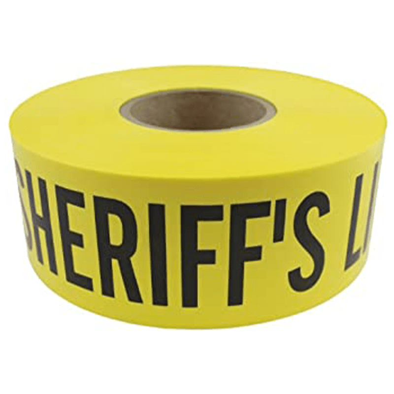Barricade Tape (SHERIFFS LINE DO NOT CROSS) 1000