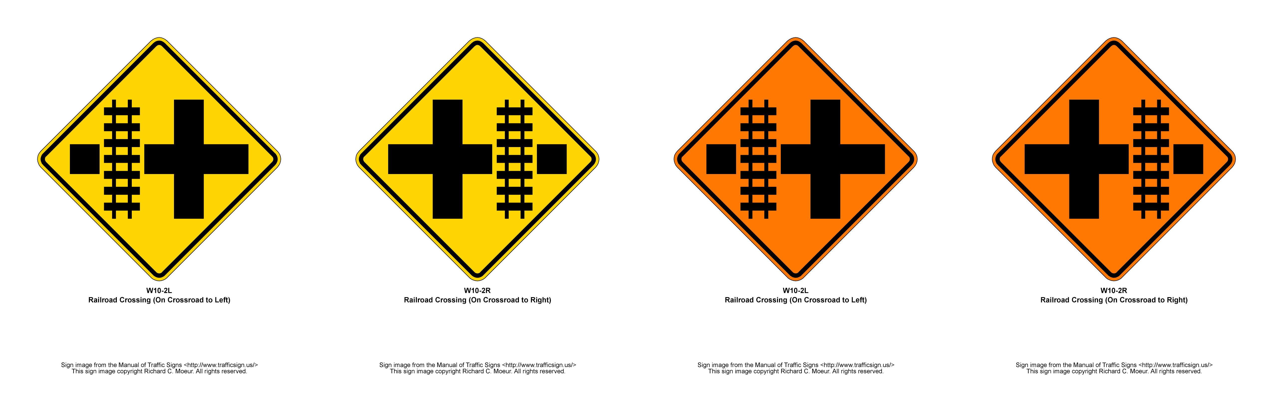 Manual of Traffic Signs W10 Series Signs