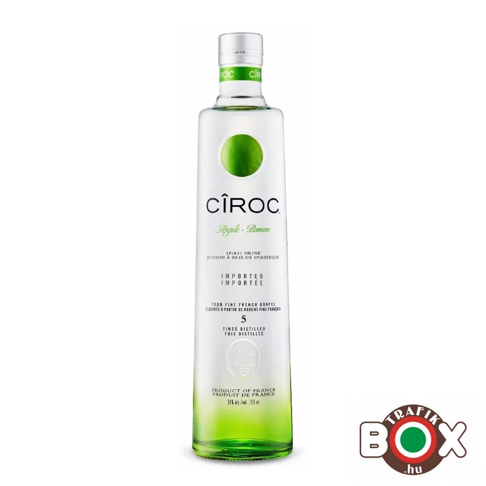 CIROC Green Apple Vodka 0,7L. 37,5 Trafikbox.hu
