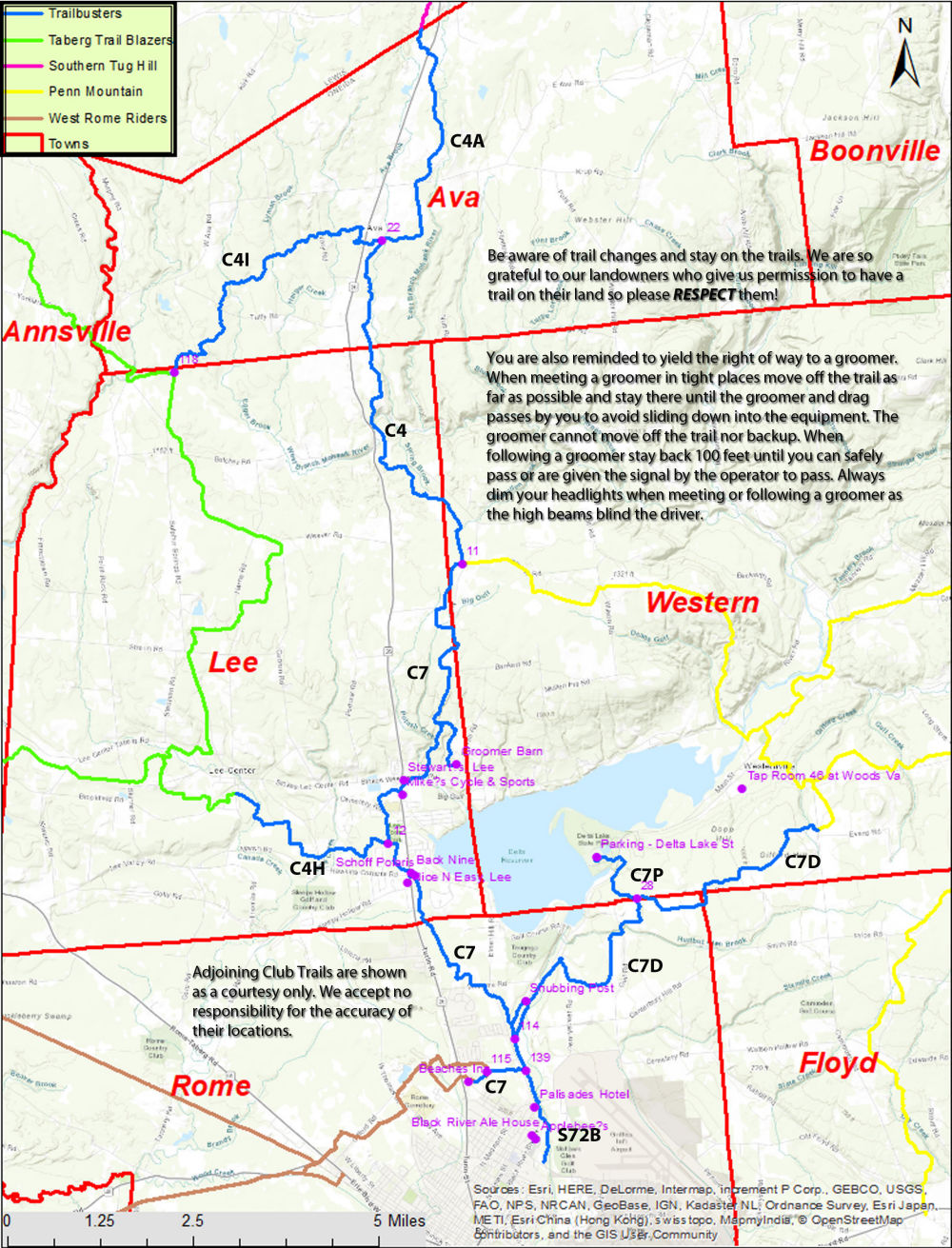Northern Wi Snowmobile Trail Map