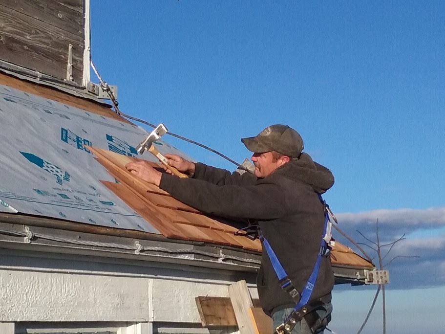 Tony Holan, Bob’s Aeneas Valley neighbor, master carpenter, helper