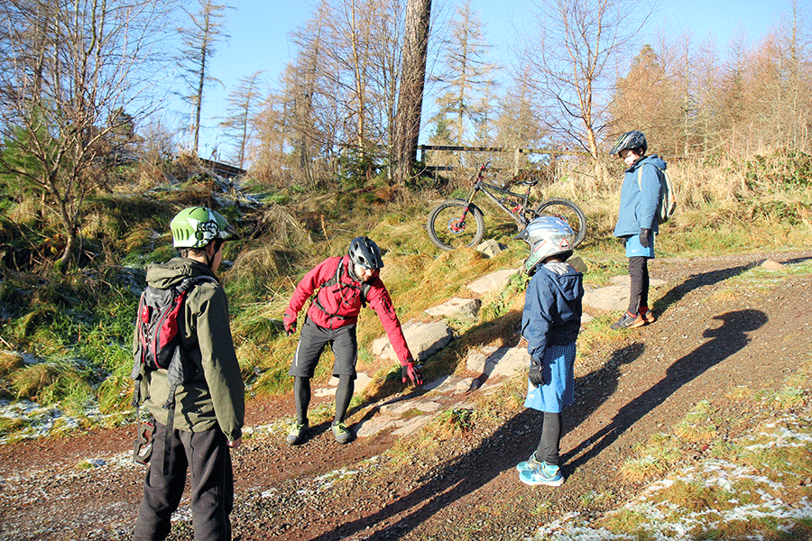 Kid's Mountain Bike Lessons TrailCoach