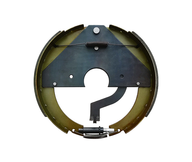 12" x 2" Mobile Home Trailer Brake Assemblies are welded on mobile home