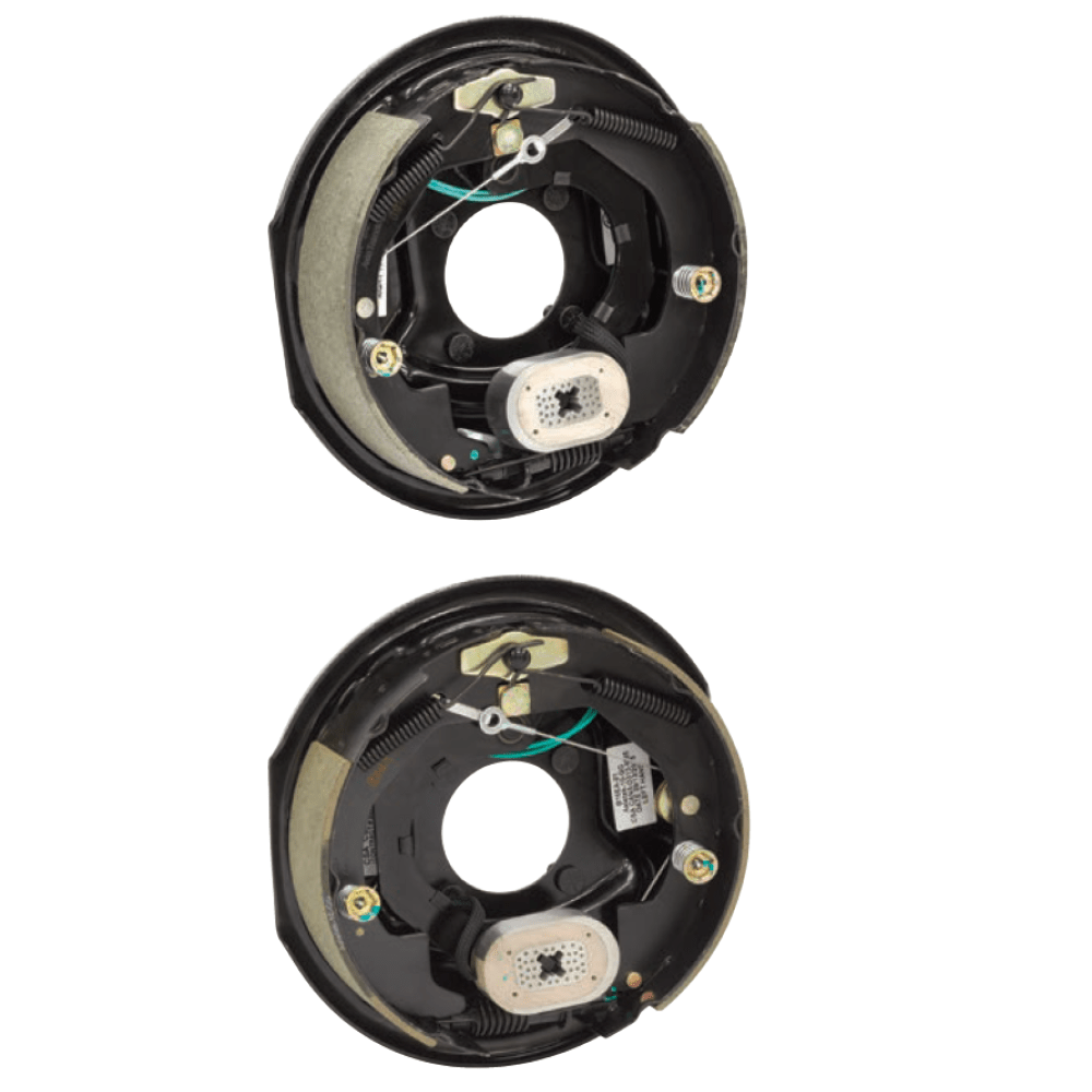 A Pair of 12 inch x 2 inch Electric Trailer Brakes Self Adjusting