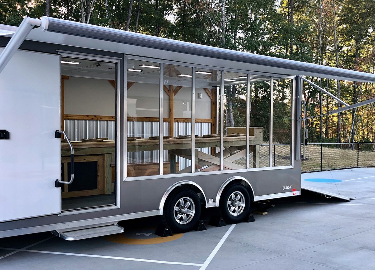 8.5’ X 20’ Mobile Gem Mine Display Trailers of the East Coast