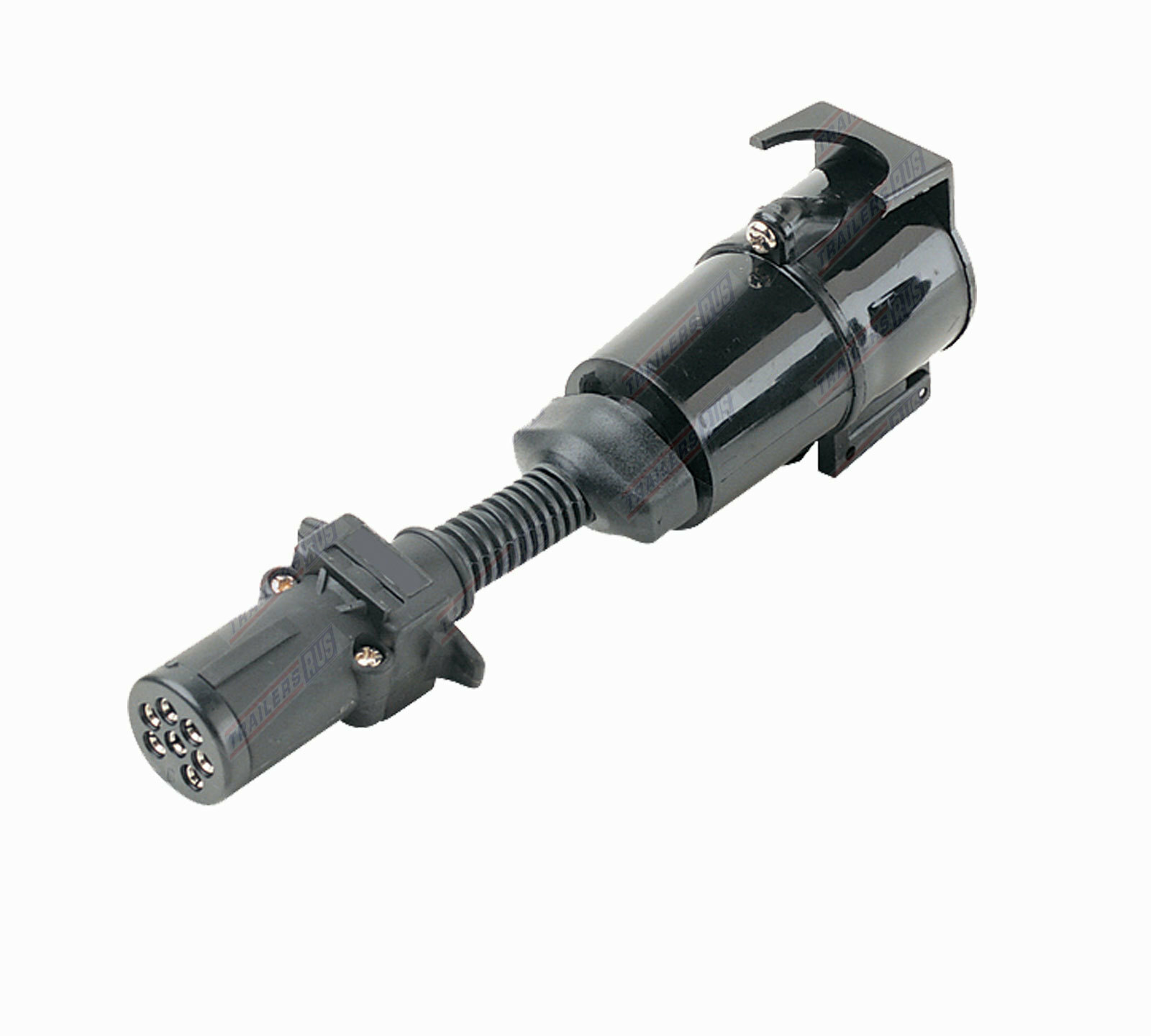 7 Pin Small Round to 7 Pin Large Round Trailer Connector Adaptor Plug TRU