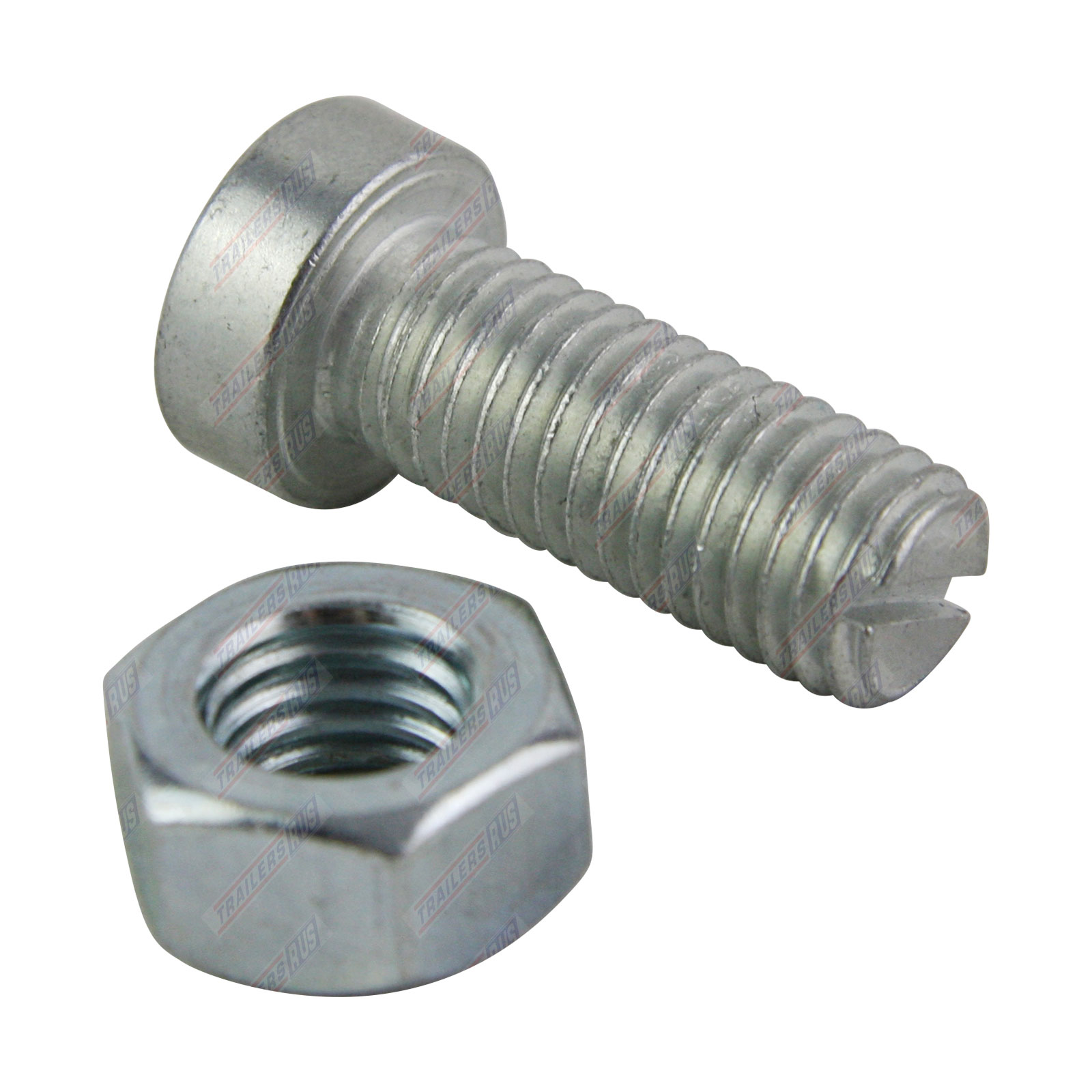 Coupling Adjusting Bolt & Nut Suit 4 hole Override Coupling Zinc TRU
