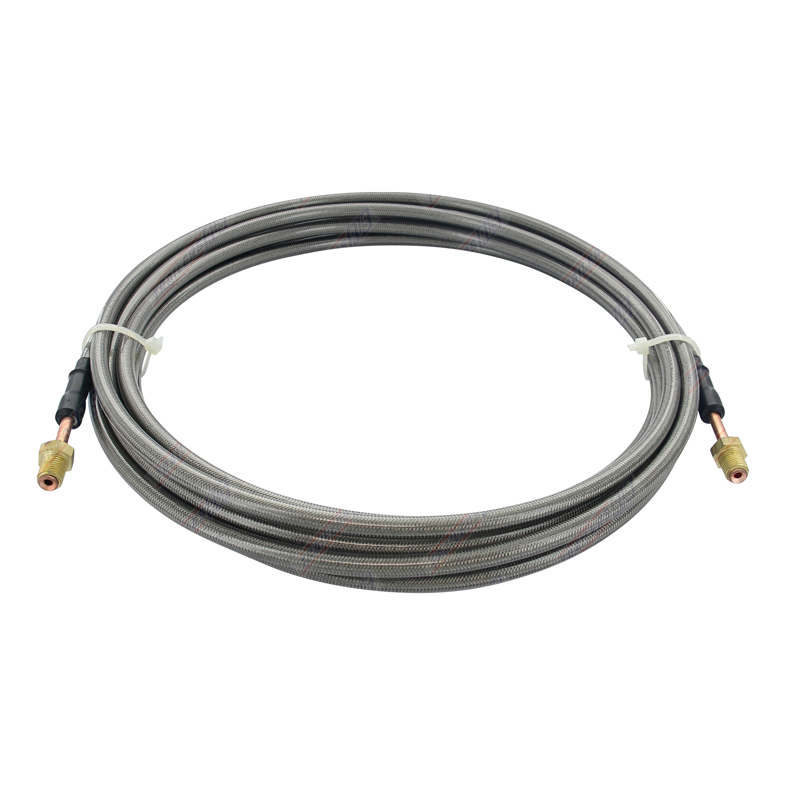 Braided Brake Line Hose 3/16 Dia. x 6000mm Long with 3/8" UNF 24 TPI