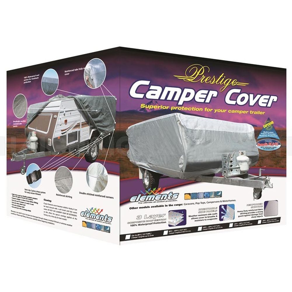 Camper Trailer and Pop Up Caravan Cover 2.4m 3.1m TRU