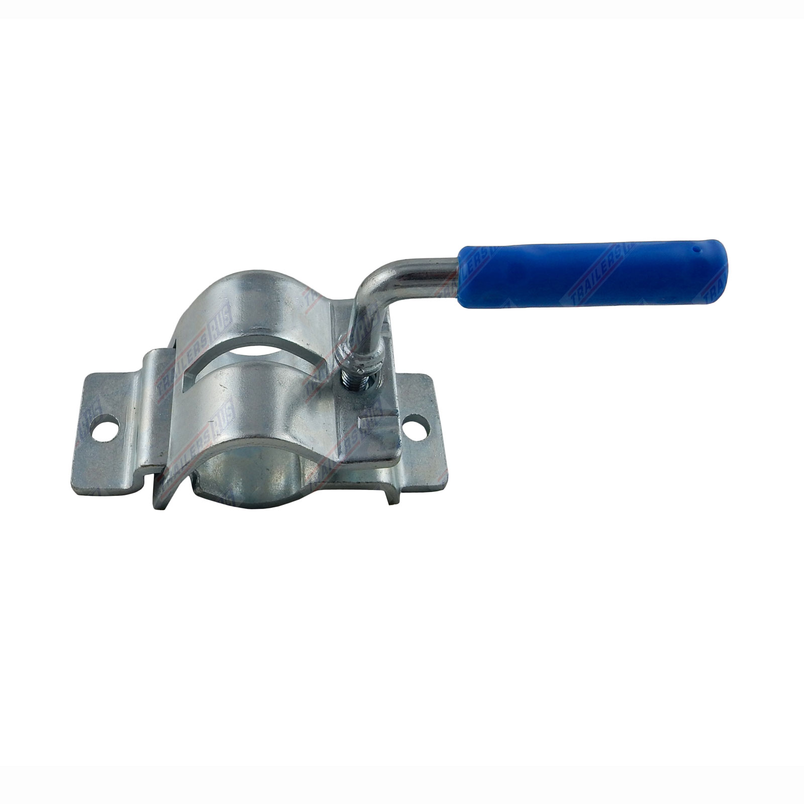 Trailer Jockey Wheel Fixed Clamp Bracket Removable 2 Hole BoltOn / WeldOn Caravan TRU