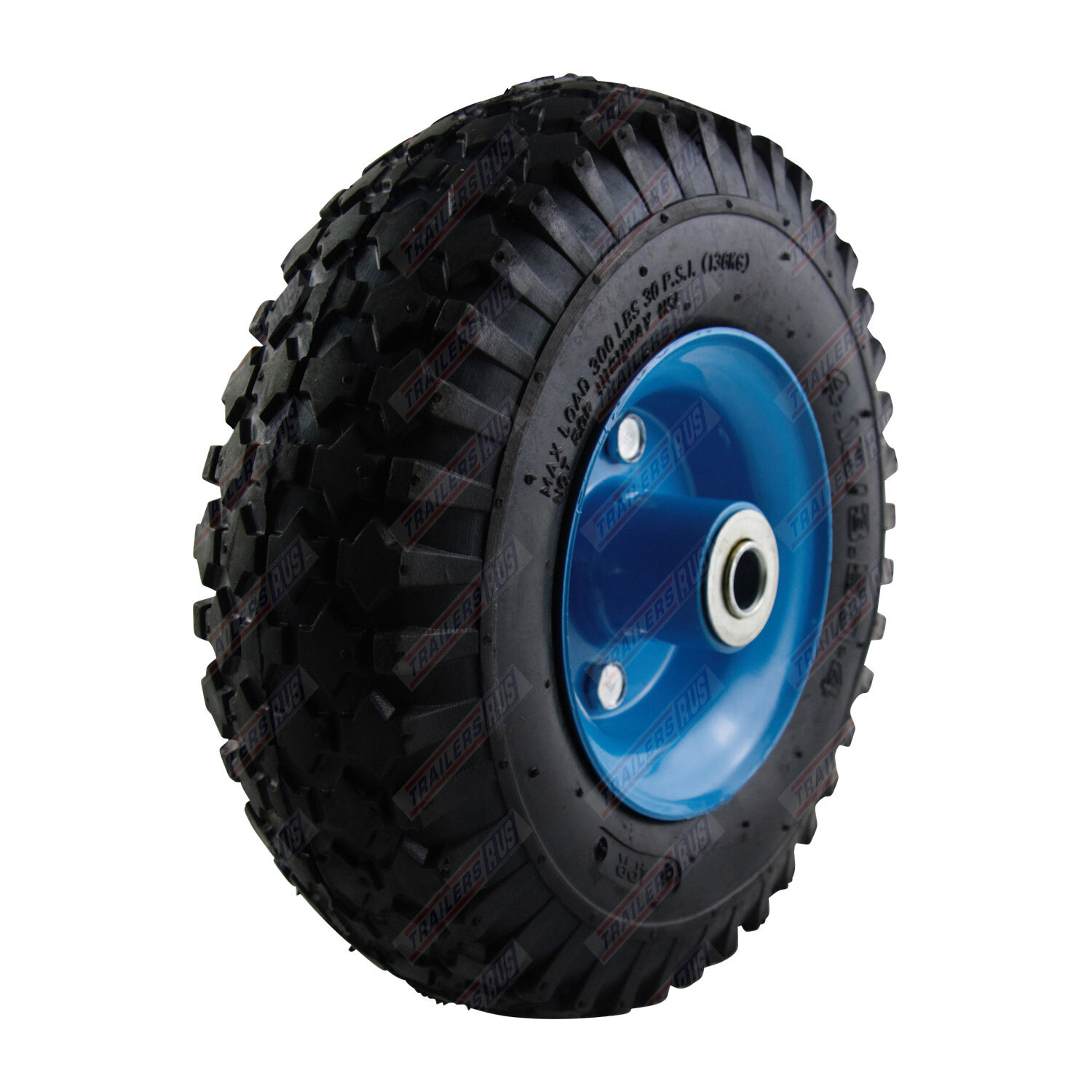 10'' Pneumatic Rubber Wheel with Steel Rim for Jockey Wheel TRU