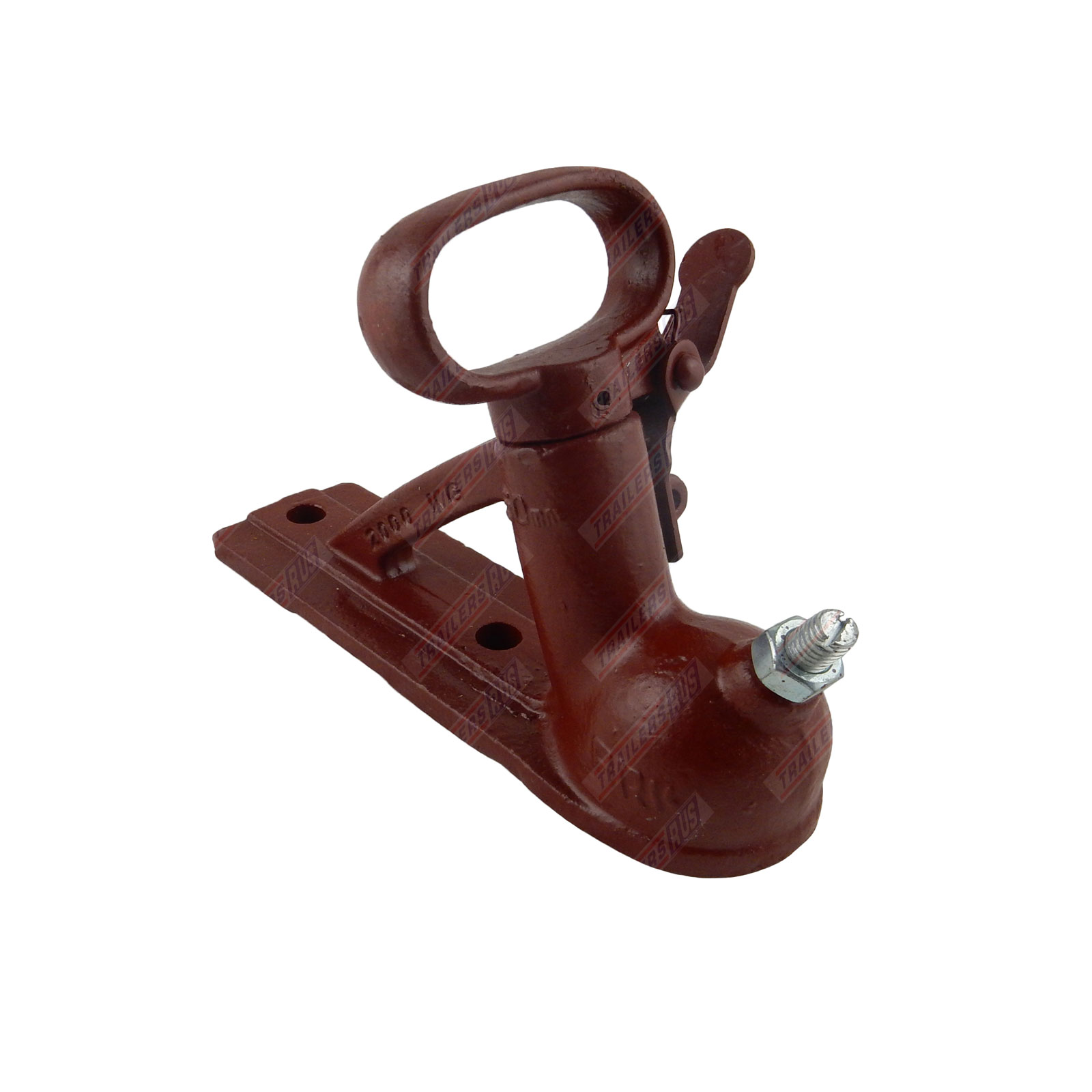 Trailer Coupling Quick Release 2 Hole Painted 50mm 2000kg Rated Aus Standard AS4177.3 TRU
