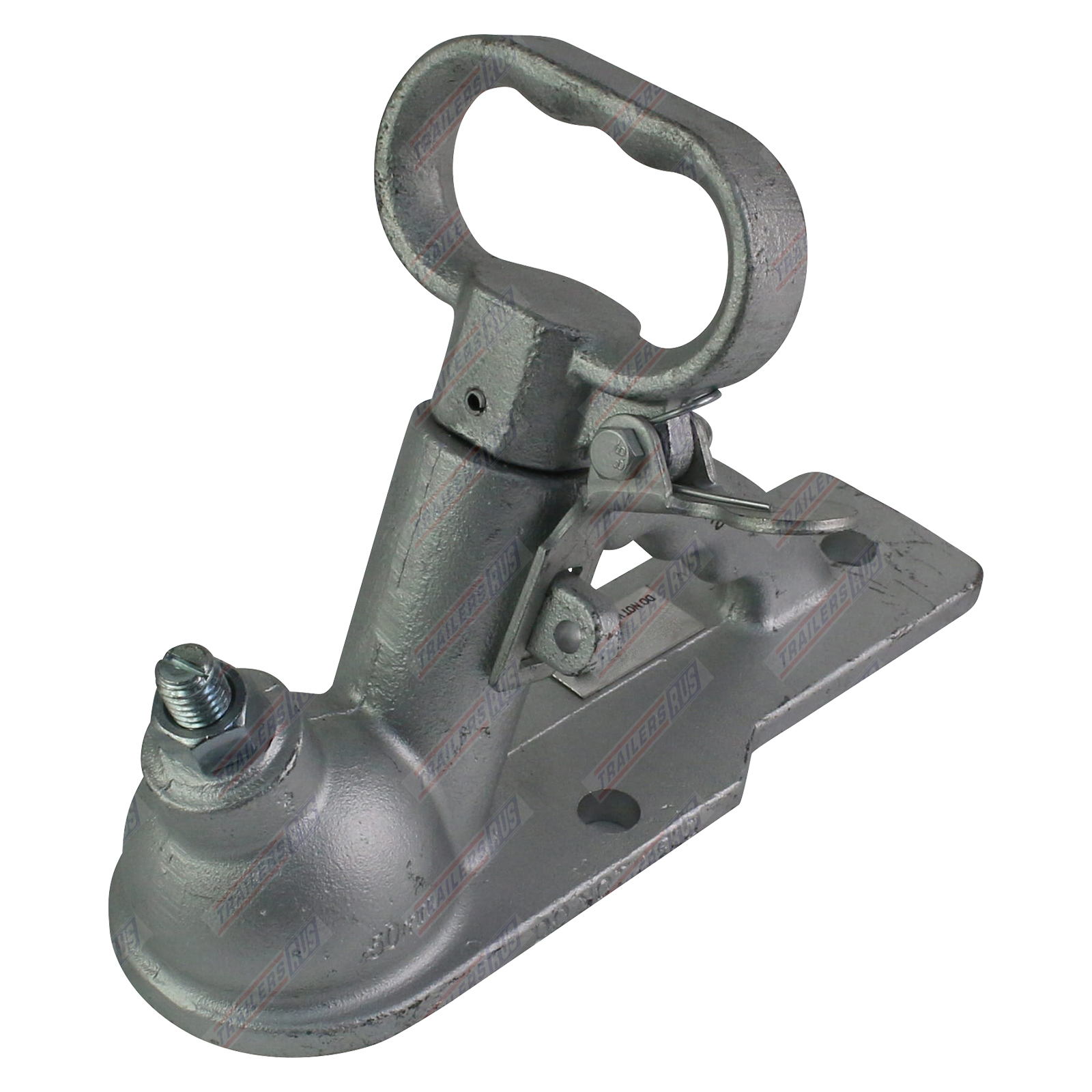 Trailer Coupling Quick Release 3 Hole Dacromet 50mm 2000kg Rated Aus Standard AS4177.3 TRU