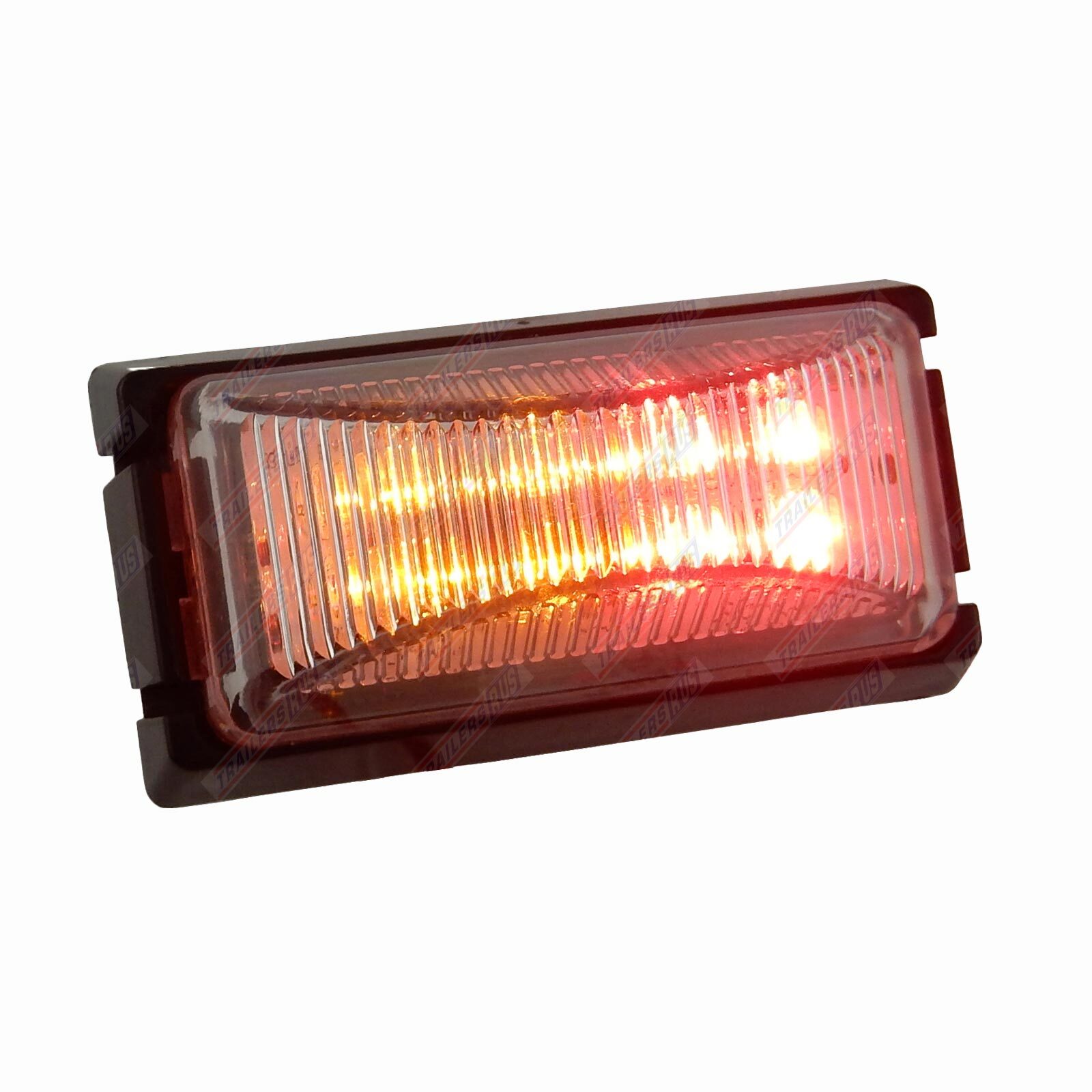 LED Trailer Light Side Marker Red Amber 12V Submersible Caravan Truck Boat TRU