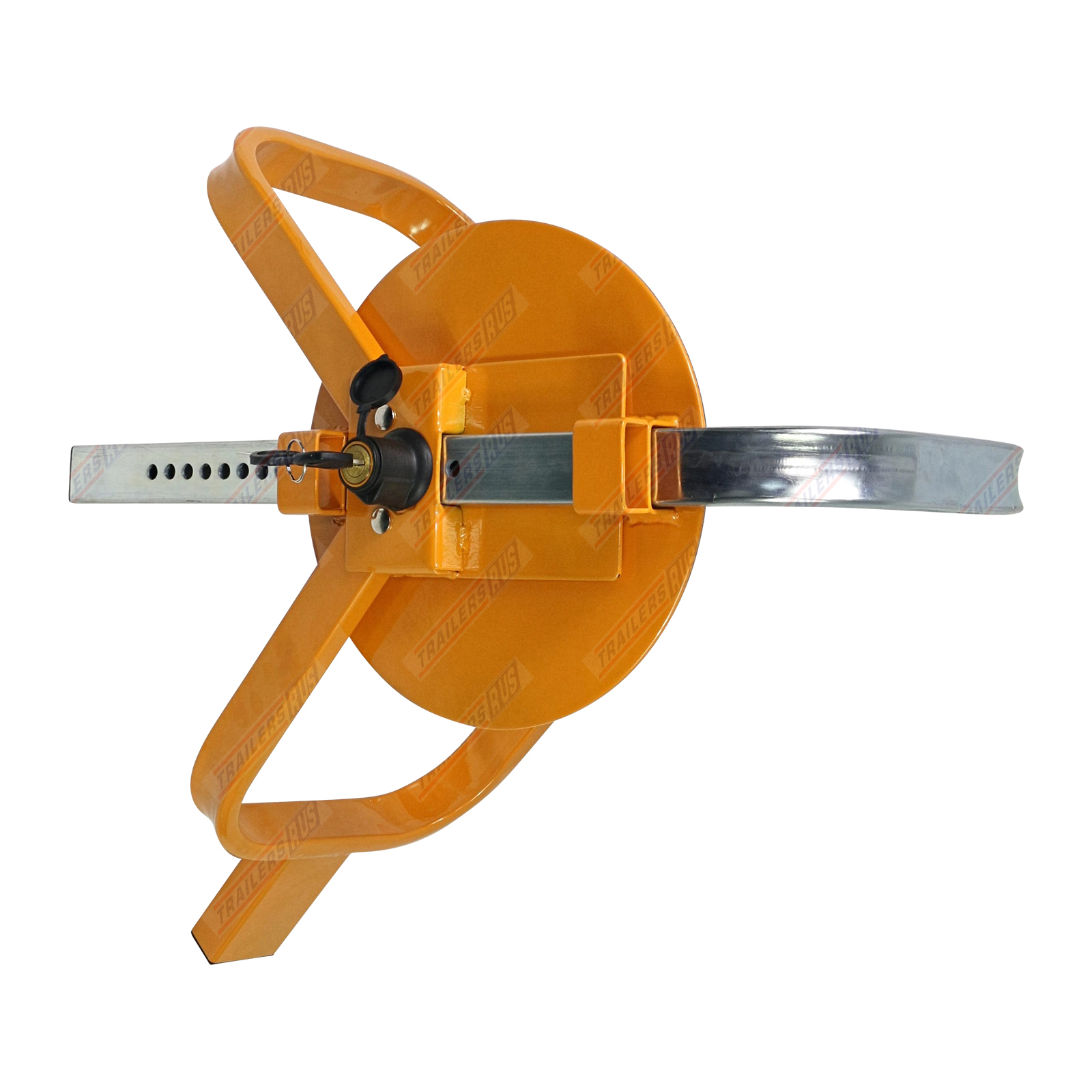 Wheel Clamp Lock with Protective Disc Heavy Duty Fits 13' to 15" Wheel