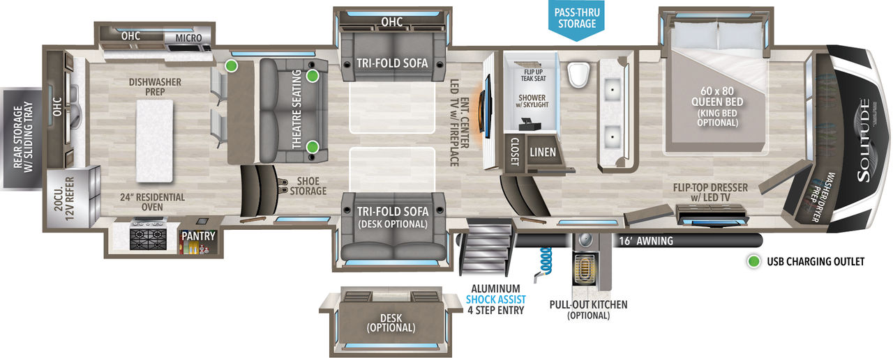 2021 Grand Design Solitude 390RK For Sale In Titusville Trailer Viewer
